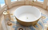 Aquatica adelina yellow gold wht round freestanding solid surface bathtub 04 (web)