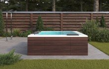 Aquateica Vibe Infinity Spa With Wooden Siding07