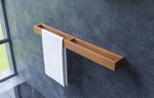 Aquatica Universal 32 Waterproof Wall Mounted Iroko Wood Towel Rack 01 (web)