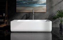 Aquatica Monolith White Frrestanding Solid Surface Bathtub02