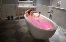 Karolina 2 Relax Solid Surface Air Massage Bathtub Matte web 01