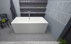 Purescape 026 freestanding acrylic bathtub by Aquatica 01 (web)